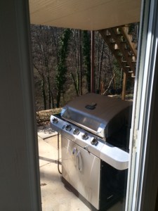Our new gas grill