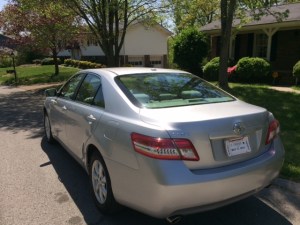 The car from an angle