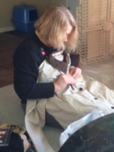 Gretchen's new winter coat