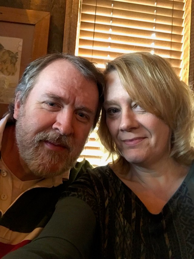 A photo of us while in Knoxville visiting my mother in 2019.