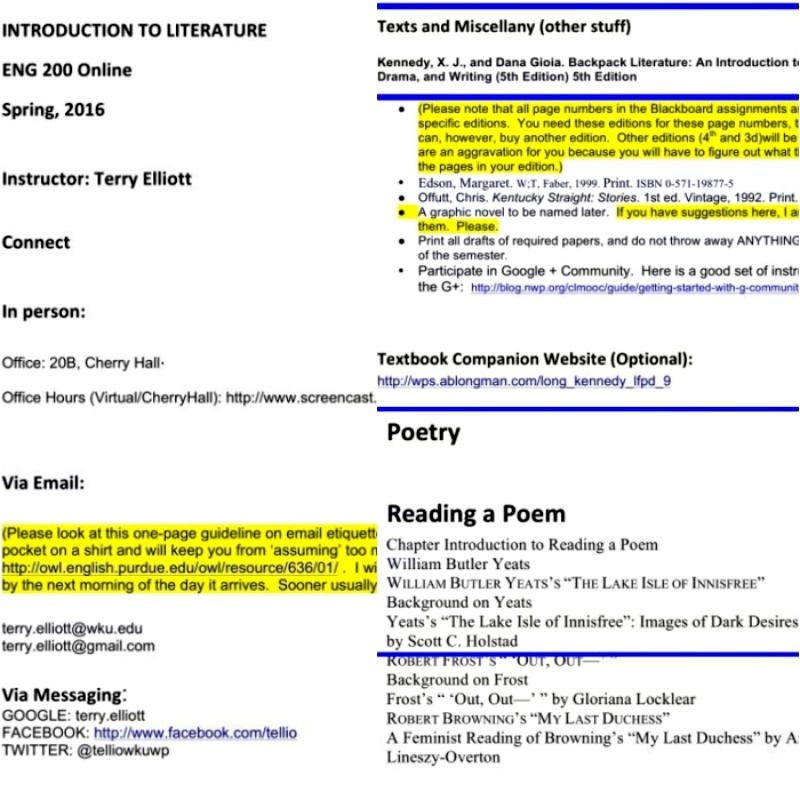 Syllabus for English 200 @ Western Kentucky University.