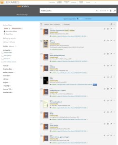 A view of just some of the works of Scott C. Holstad held in the University of Tennessee Special Collections and Rare Books Library