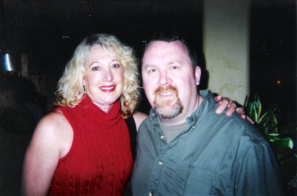 Longtime friends, Scott C. Holstad and Cathy Smith Bowers, North Carolina Poet Laureate