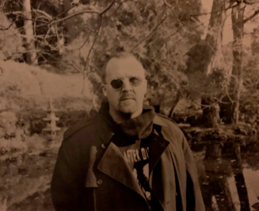 A rather mysterious photo of Scott C. Holstad in San Francisco's Golden Gate Park.