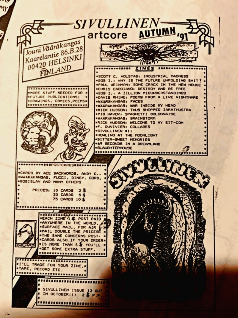 Sivullinen Autumn 1991