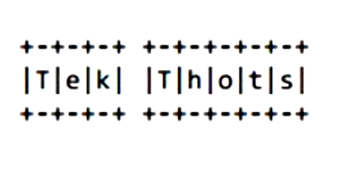 Tek Thots ASCII Header