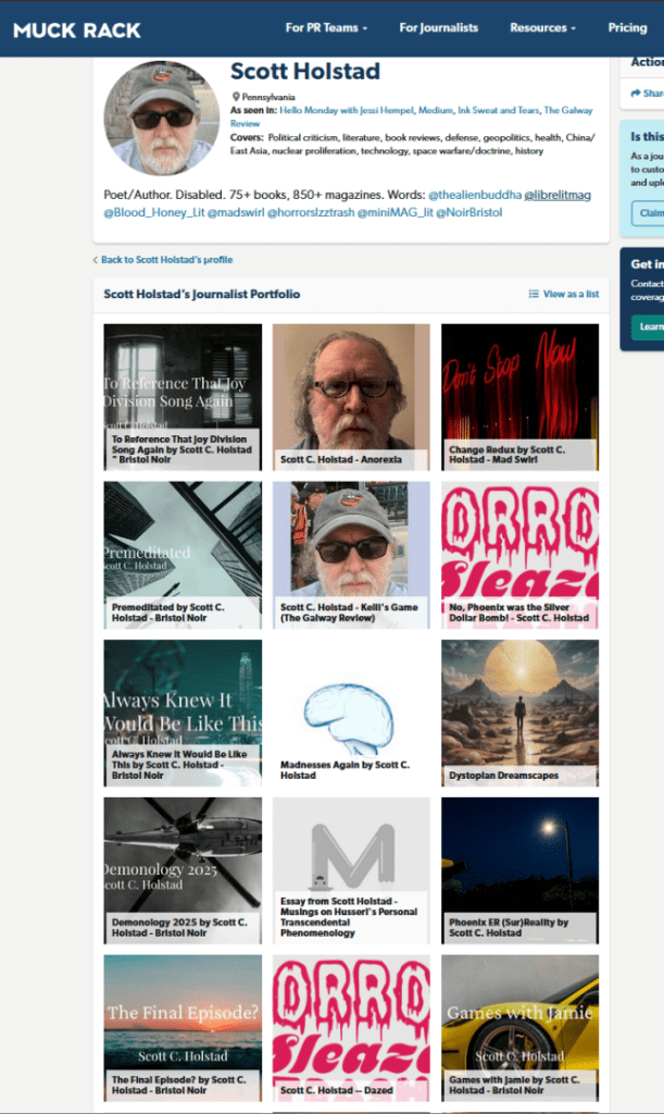 Muck Rack - Scott Holstad Profile -- 03-05-26